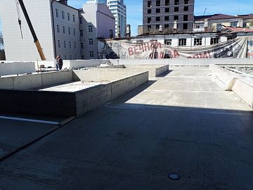 Выравнивающая стяжка перед гидроизоляцией